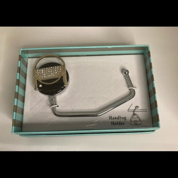 TABLE HOOK Handbag Floral  Holder by Spring Street - Picture 1 of 2